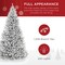 Best Choice Products Artificial Christmas Tree, Premium Pre-Lit Spruce Design, Dense Branches – White Spruce